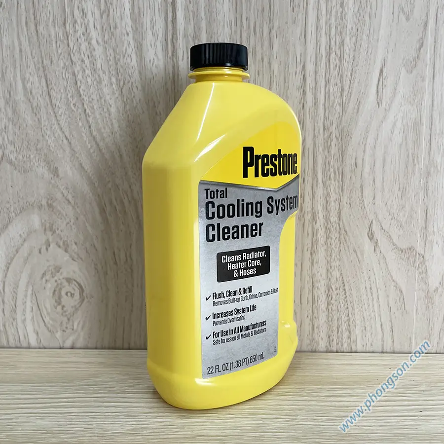 Chai dung dịch vệ sinh két nước làm mát Prestone Total Cooling System Cleaner