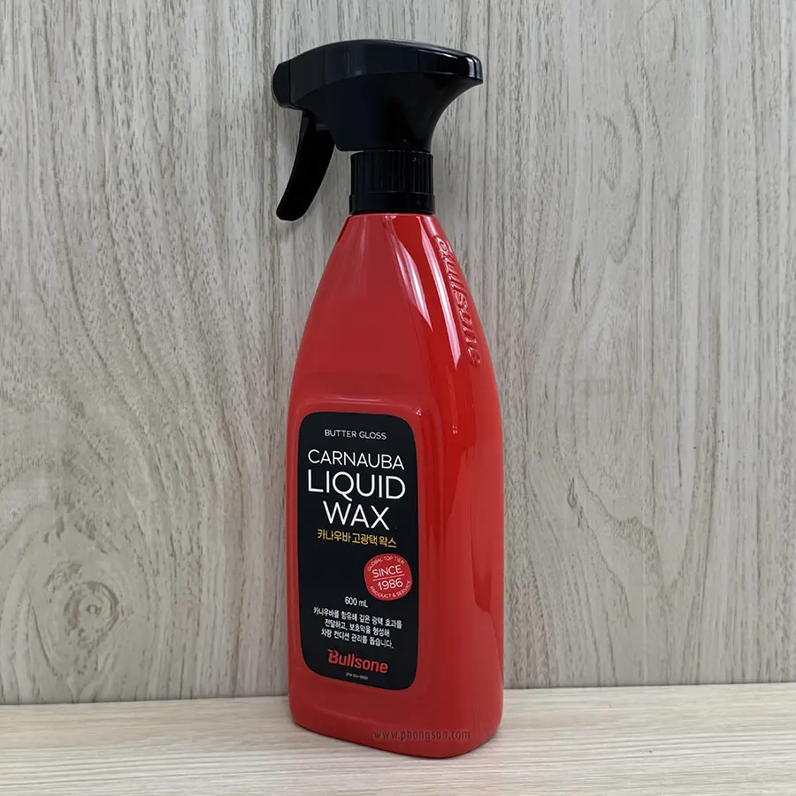 Dung dịch làm bóng sơn xe Bullsone Liquid Wax