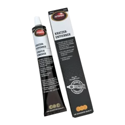 Kem đánh bóng xóa xước Autosol Scratch Remover loại bỏ nhanh chóng và an toàn các vết trầy xước nhẹ, vết bẩn, vết oxy hóa và vết quầng xoáy trên tất cả bề mặt sơn và kính nhựa.