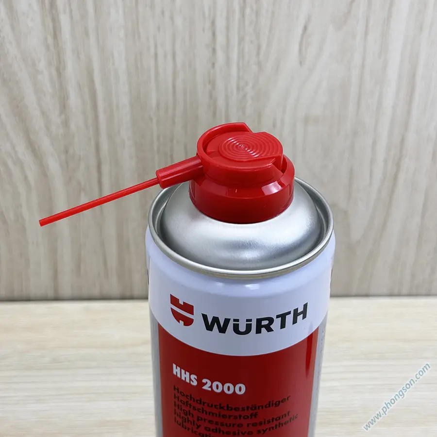 Mỡ bò nước HHS 2000 Wurth 0893106 chai xịt 500ml