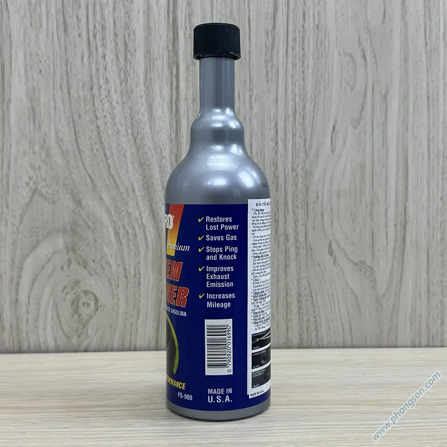 Phụ gia làm sạch động cơ xăng Abro FS-900 - dùng cho động cơ, xe ô tô chạy xăng.