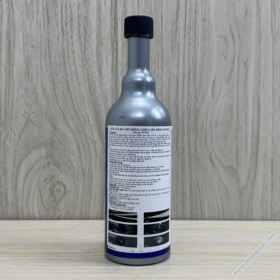 Phụ gia làm sạch động cơ xăng Abro FS-900 - dùng cho động cơ, xe ô tô chạy xăng.