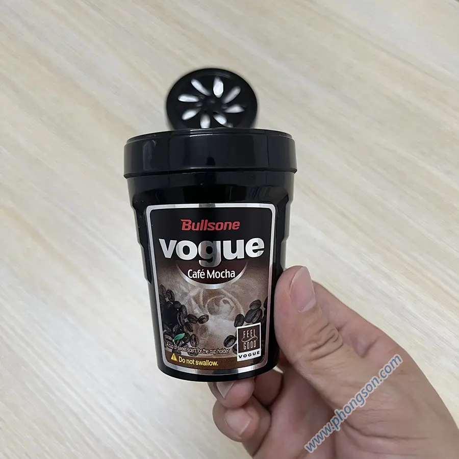 Sáp thơm Cafe Mocha Vogue hương cà phê tự nhiên mang lại cảm giác tươi mới và thoải mái, với mùi thơm ngọt ngào của cafe sữa.