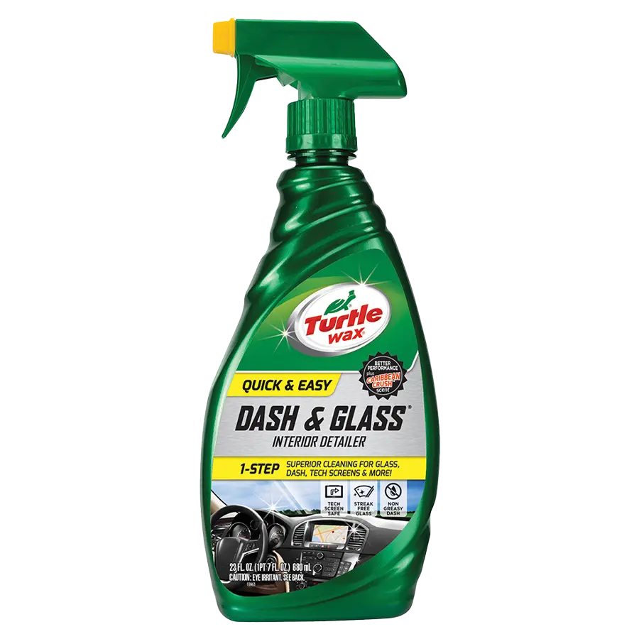 Dung dịch chăm sóc nội thất Turtle Wax làm sạch một bước cho tất cả các bề mặt nội thất ô tô có thể rửa được. Như taplo, nhựa, vinyl, ghế da, gương kính, cửa xe, v.v. Không nhờn dính, không cặn, và giảm thiểu bám bụi.