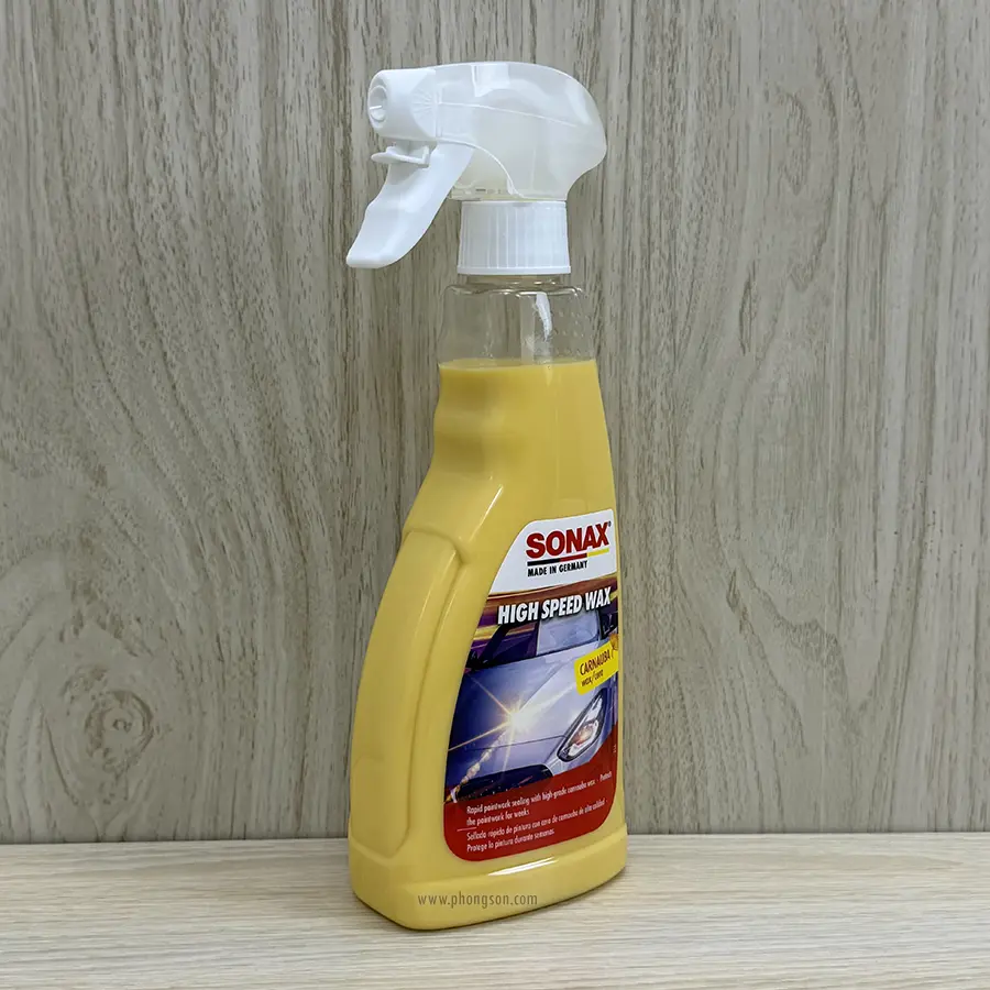 Chai sáp phủ bóng sơn xe Sonax High Speed Wax (làm bóng sơn xe ướt)