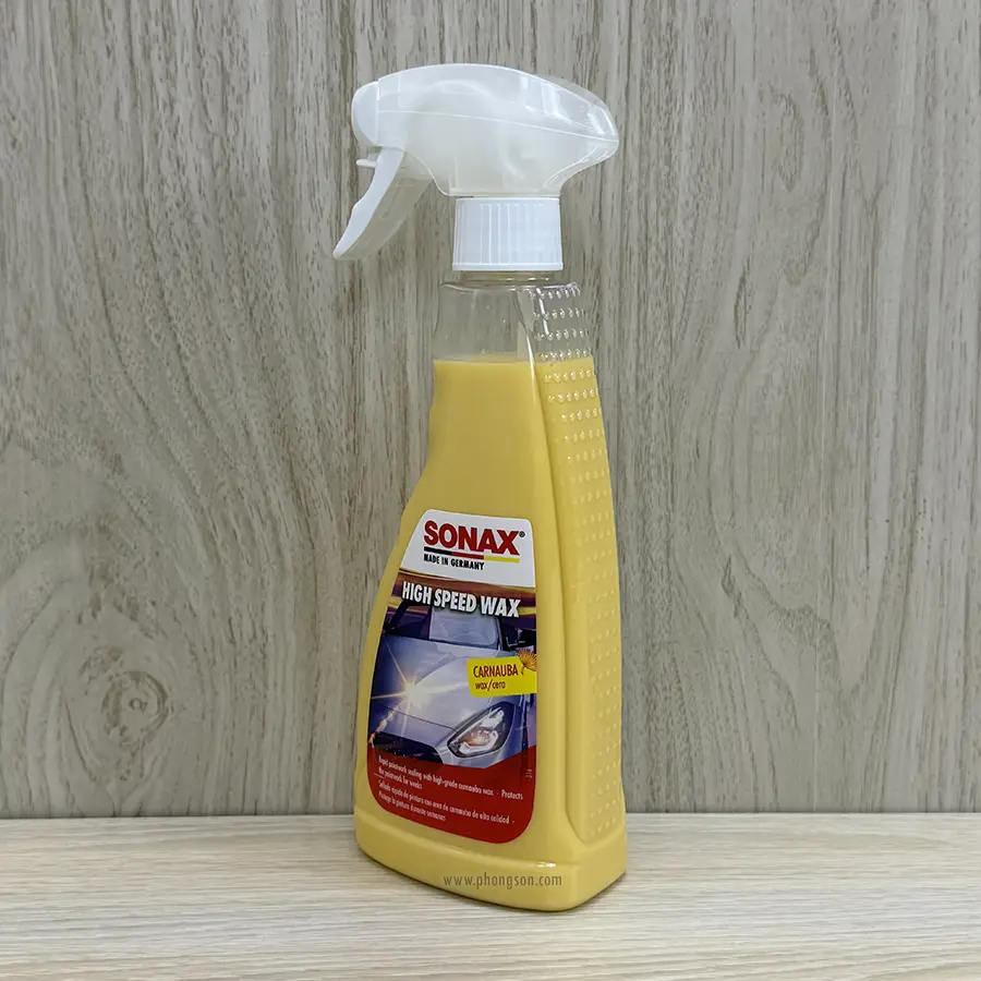 Chai sáp phủ bóng sơn xe Sonax High Speed Wax (làm bóng sơn xe ướt)