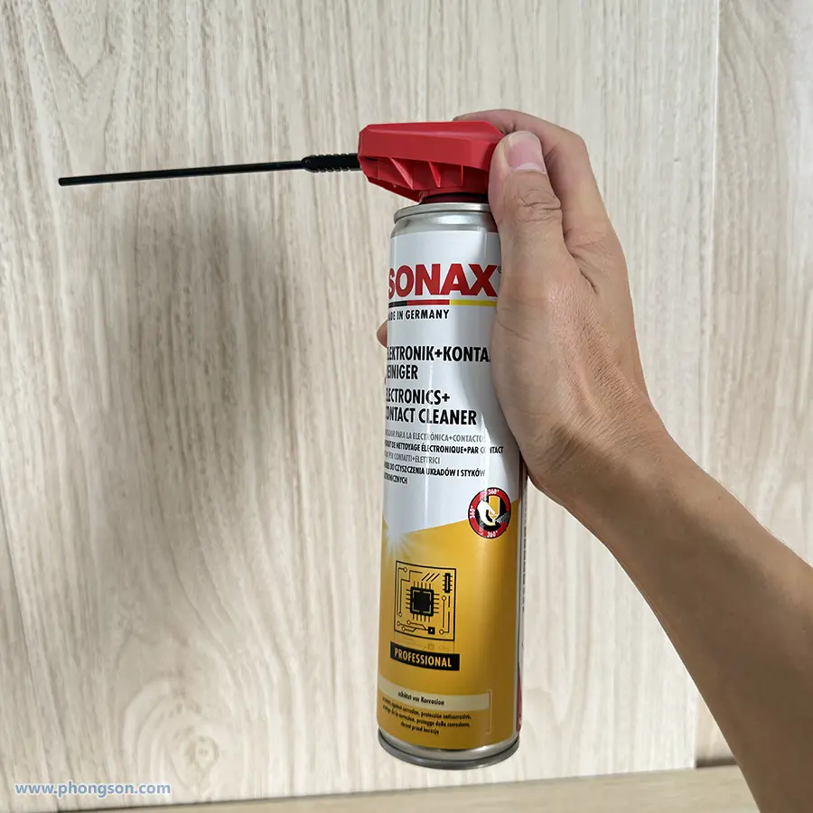 Chai xịt vệ sinh bo mạch điện tử Sonax Contact Cleaner 460300 400ml