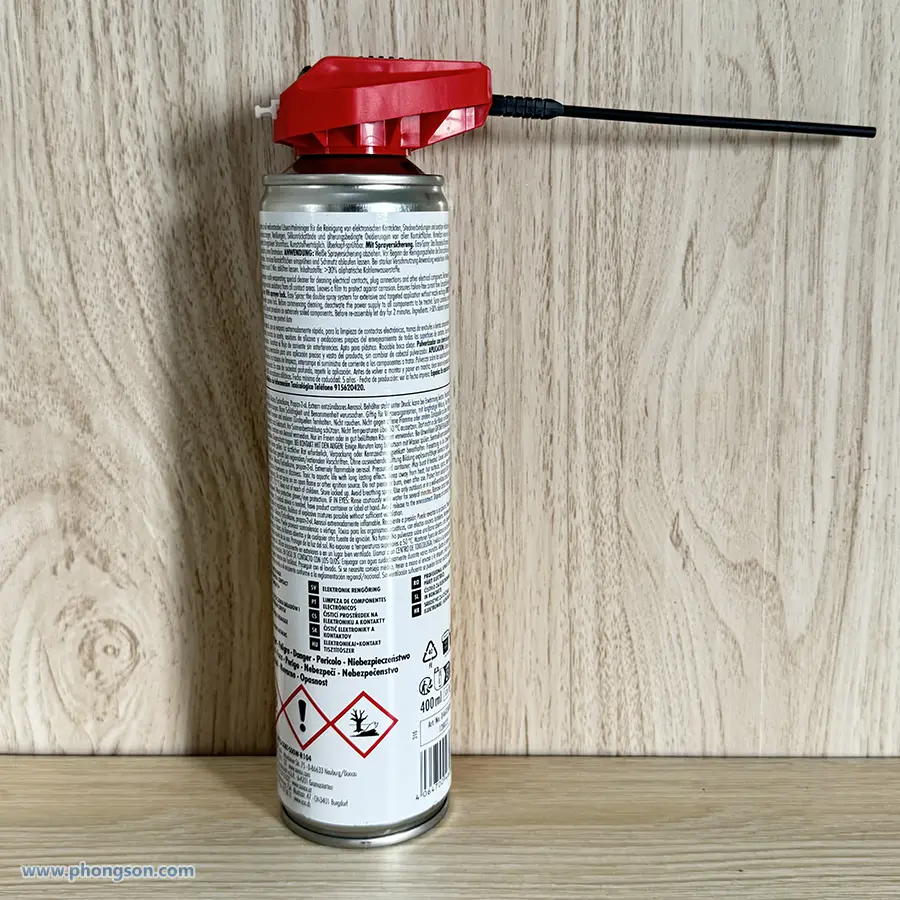Chai xịt vệ sinh bo mạch điện tử Sonax Contact Cleaner 460300 400ml