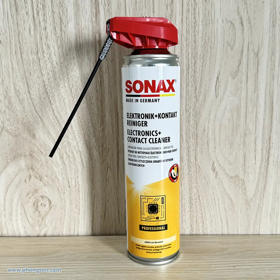 Chai xịt vệ sinh bo mạch điện tử Sonax Contact Cleaner 460300 400ml
