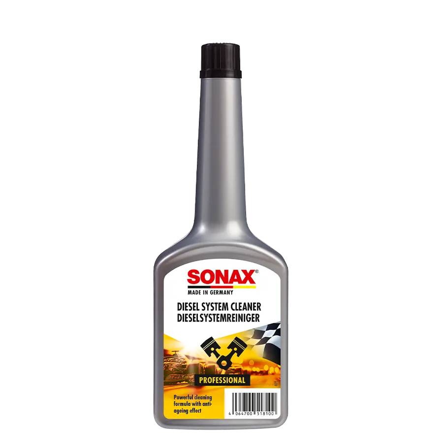 Chất phụ gia làm sạch hệ thống động cơ dầu Sonax 518100 Diesel System Cleaner 250ml