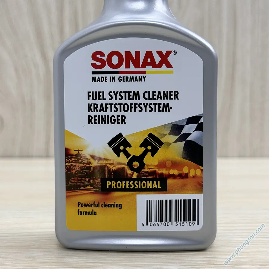 Phụ gia làm sạch động cơ xăng Sonax 515100 250ml - Ảnh 5