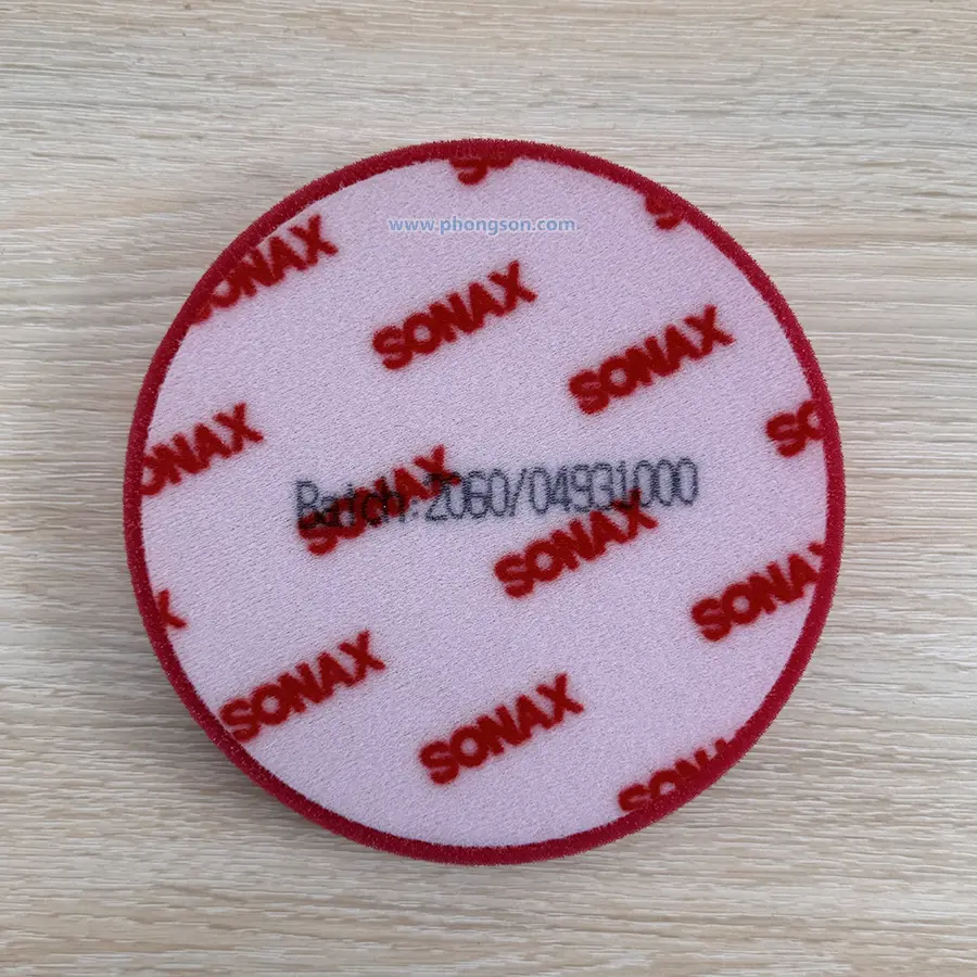 Phớt đánh bóng Sonax đỏ 6in 16cm RO đánh bóng sơn xe 493100