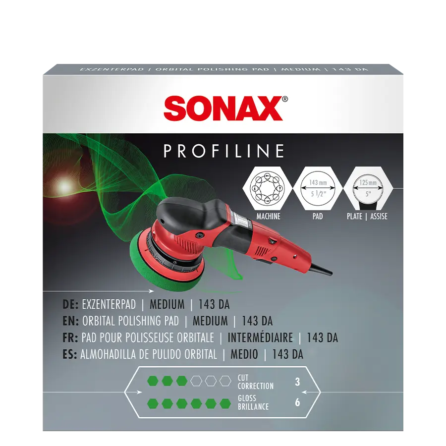 Phớt đánh bóng Sonax vàng DA 5in 493341