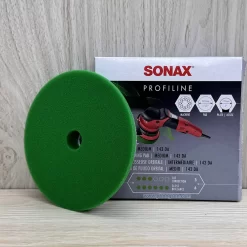 Phớt đánh bóng Sonax DA Medium 5in 143mm (bọt biển mềm trung bình) - Tối ưu đánh bóng máy lệch tâm.