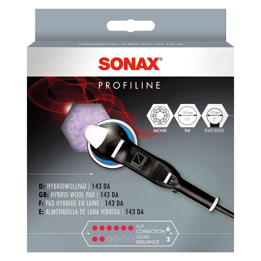 Phớt lông cừu Sonax Hybrid Wool Pad DA 5in 493800