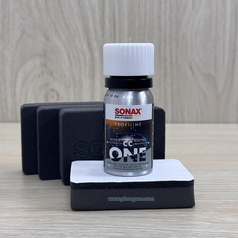Chai Ceramic Sonax CC One phủ bóng sơn xe ô tô - Ảnh 5