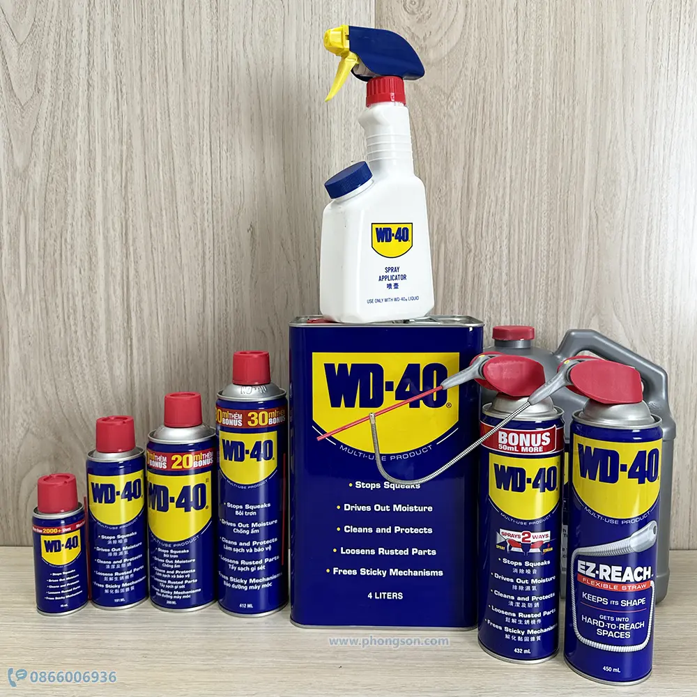 Sản phẩm dầu chống gỉ WD-40 Multi-Use bảo dưỡng bôi trơn đa ứng dụng