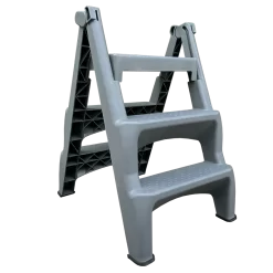 Thang nhựa rửa xe và chăm sóc xe 3 bậc gấp gọn