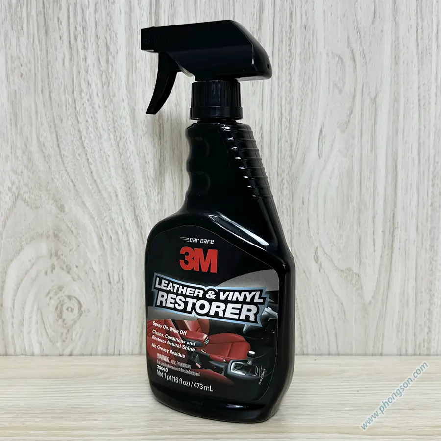 Chai xịt dung dịch chăm sóc nội thất xe ôtô 3M 39040 Leather & Vinyl Restorer