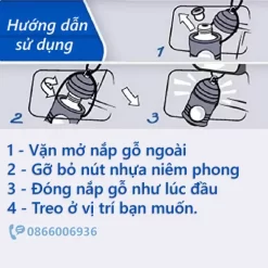 Hướng dẫn sử dụng nước hoa Areon Fresco treo xe hơi