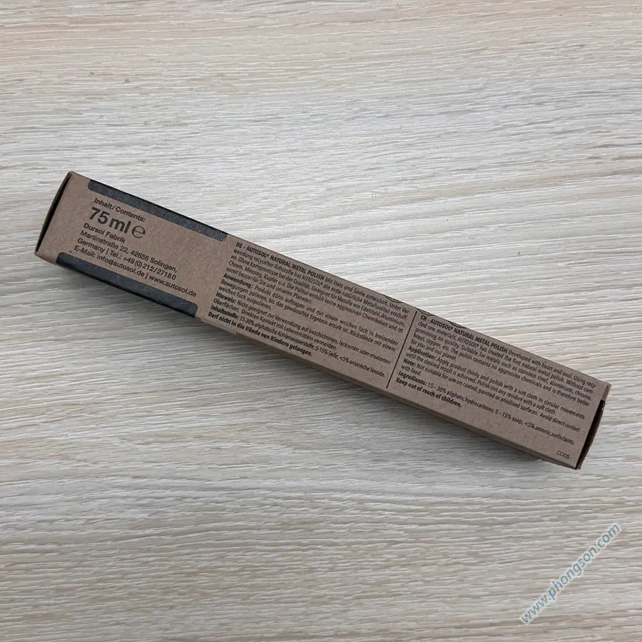 Kem Autosol Natural Metal Polish đánh bóng làm sáng kim loại tuýp 75ml
