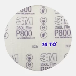 Giấy nhám 3M 260L 6in P800 10 tờ