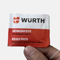 Mỡ phanh Brake Paste Wurth 08931105 - Chất bôi trơn chịu áp lực và nhiệt độ cao, bám dính tốt.