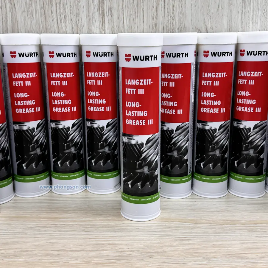 Mỡ bôi trơn đa năng chịu tải nặng Grease III Wurth 0890402 Long-Lasting