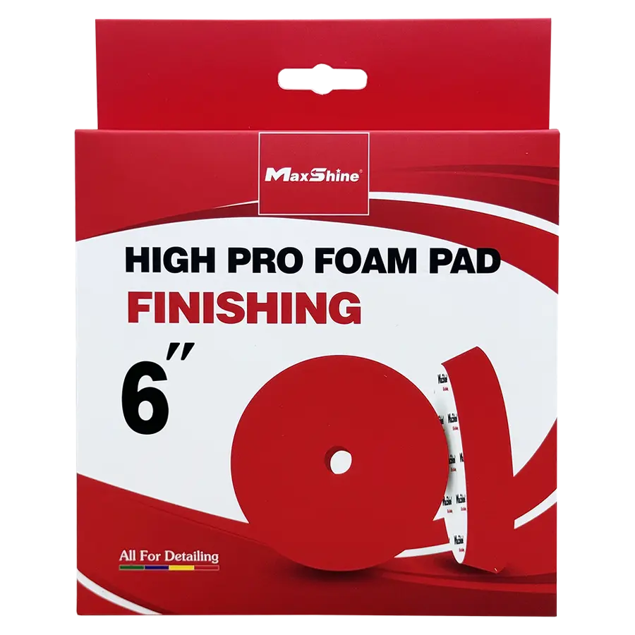 Phớt đánh bóng 6 inch MaxShine Finishing (màu đỏ)