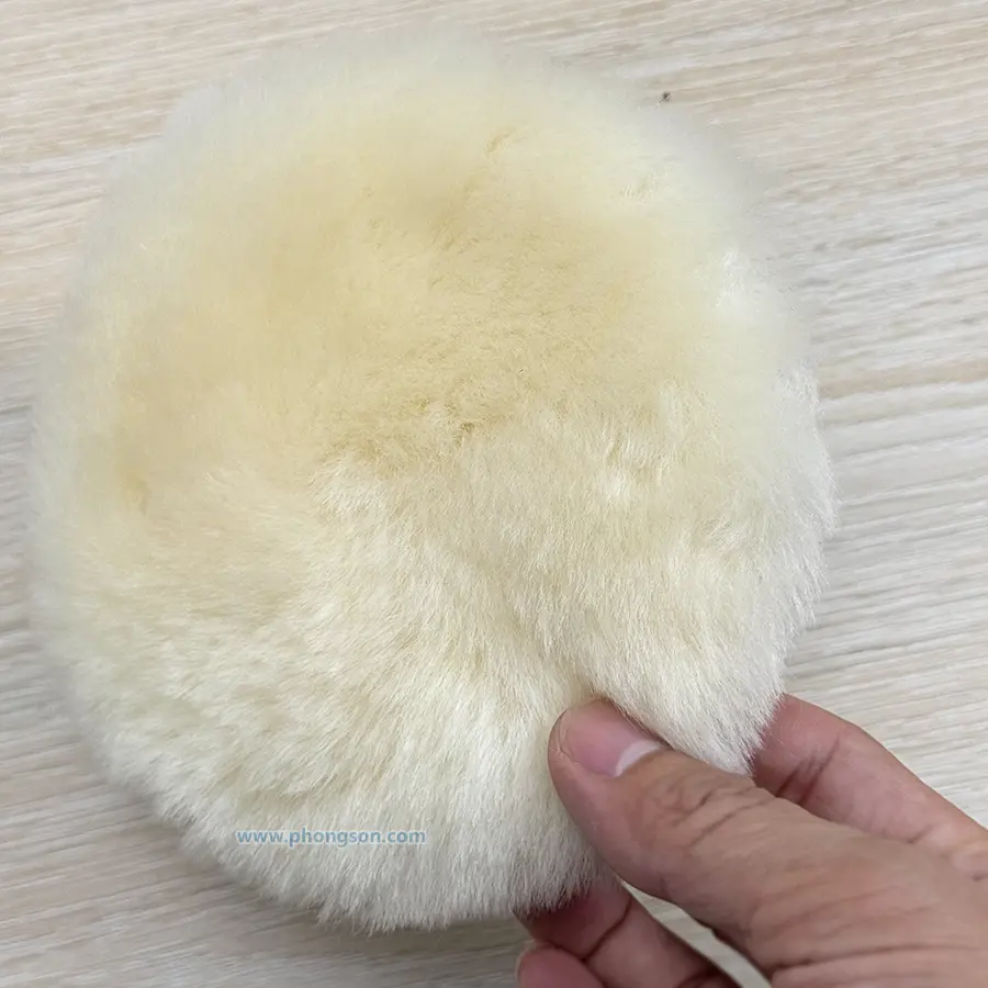 Phớt đánh bóng lông cừu Maxshine 5in (premium wool cutting pad)