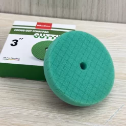 Phớt đánh bóng MaxShine xanh 3in caro cutting (bước 1)