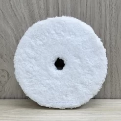 Phớt đánh bóng sơn xe MaxShine Microfiber trắng 5 inch
