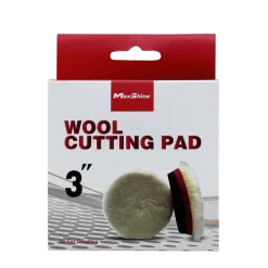 Phớt lông cừu MaxShine 3in đệm xốp sợi dài (Wool Cutting Pad)
