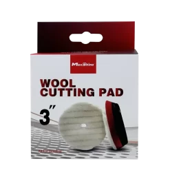 Phớt lông cừu MaxShine 3in đệm xốp sợi ngắn (Wool Cutting Pad)