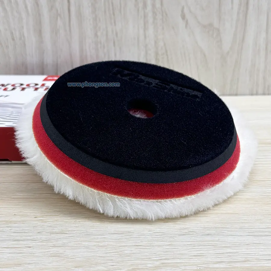 Phớt lông cừu MaxShine 5in đệm xốp sợi dài (Wool Cutting Pad)