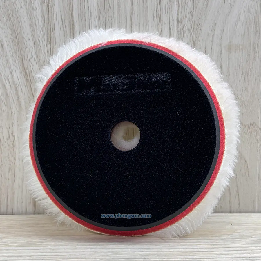 Phớt lông cừu MaxShine 5in đệm xốp sợi dài (Wool Cutting Pad)