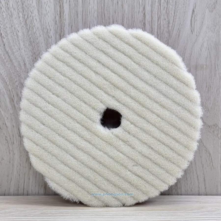 Phớt lông cừu MaxShine 6in đệm xốp sợi ngắn (Wool Cutting Pad)
