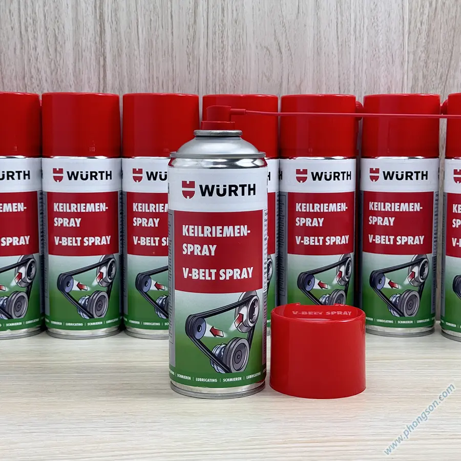 Bảo dưỡng dây curoa Wurth V-Belt Spray 0893230