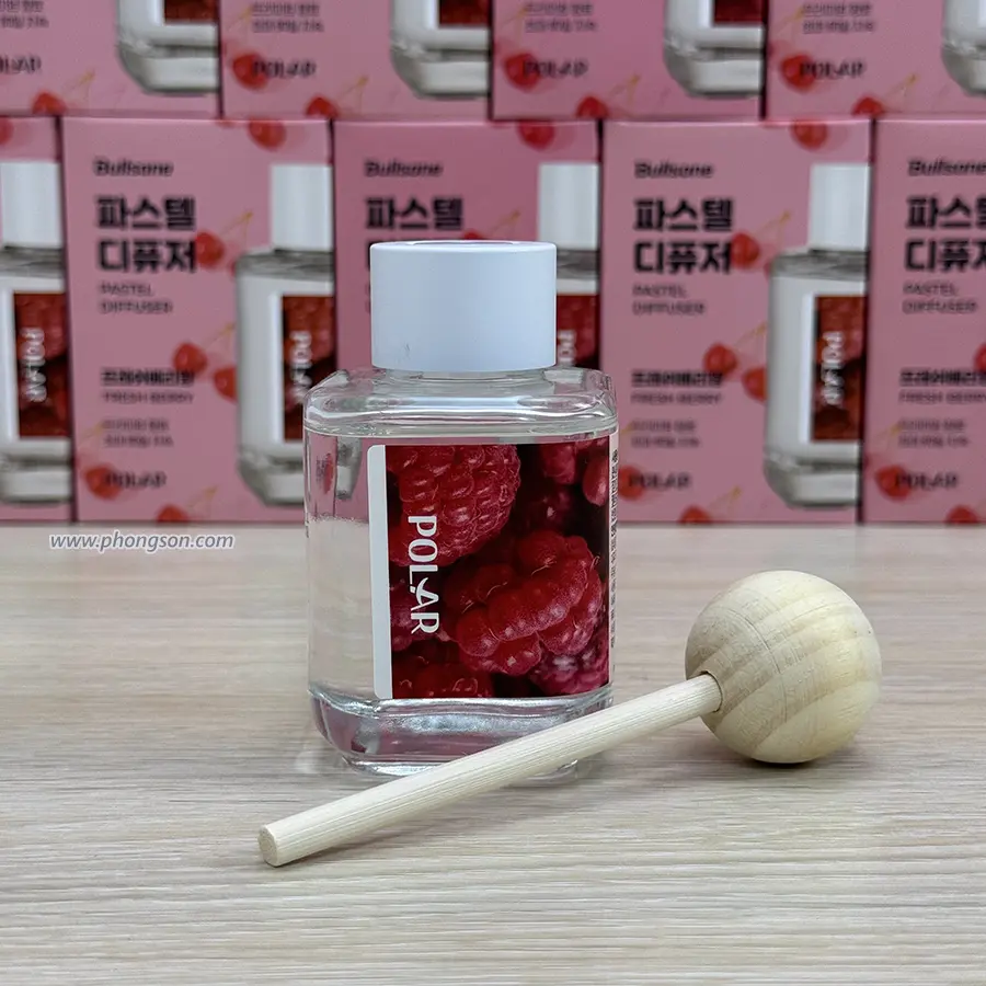Nước hoa xe ô tô Hàn Quốc Pola Fresh Brrey Bullsone - hương thơm trái cây.