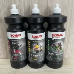 Bộ 3 chai xi đánh bóng sơn xe Sonax 246300 225300 224300