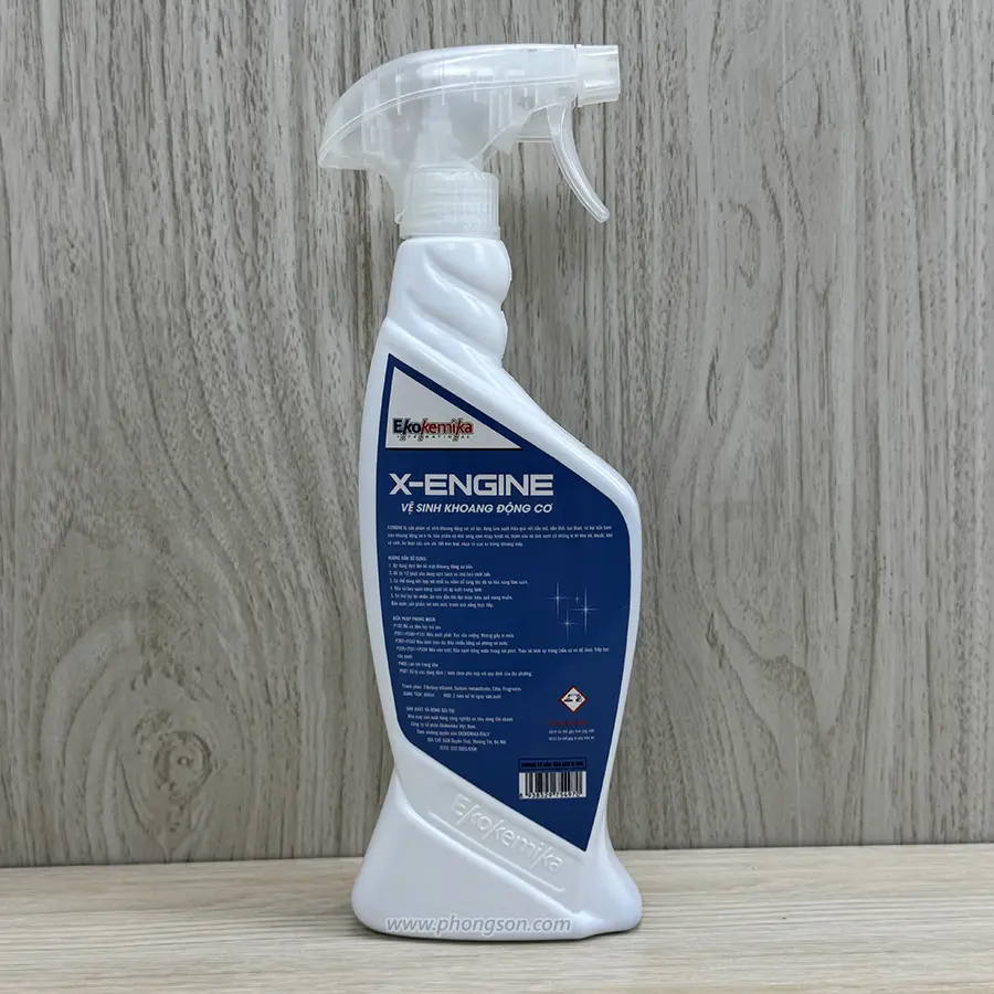 Chai dung dịch vệ sinh khoang động cơ X-Engine Ekokemika