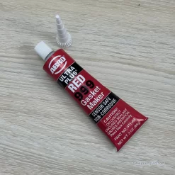 Keo làm gioăng Abro đỏ sử dụng cho cổ xả, nắp cam, cacte, bơm nước, và nhiều loại động cơ khác. An toàn cho cảm biến oxy, không ăn món, chịu nhiệt độ cao.