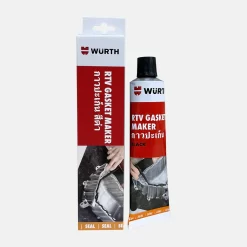 Keo tạo gioăng Wurth Gasket Maker Black Silicone màu Đen - Sử dụng làm gioăng cho động cơ, hộp số, két nước, nắp xy-lanh, thân bộ điều nhiệt, cacte dầu, và nhiều ứng dụng khác.