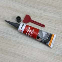 Keo tạo gioăng màu xám Wurth RTV Silicone chịu nhiệt độ cao, kháng hóa chất và dầu động cơ.