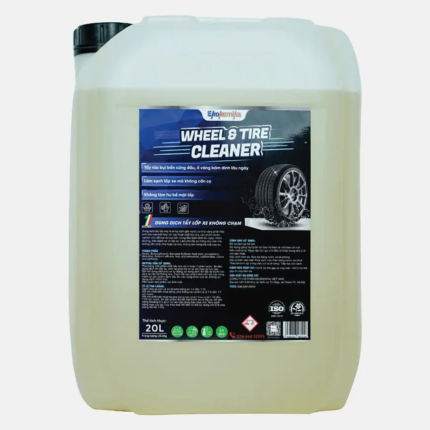Dung dịch tẩy rửa bánh xe Wheel Tire Cleaner can 20 lít