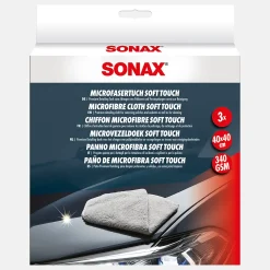 Khăn Sonax microfiber Tối ưu sử dụng cho ngoài xe ô tô như làm sạch bụi bẩn, làm sạch chất đánh bóng, phủ ceramic, wax, polymer. Cũng phù hợp để vệ sinh nội thất ôtô.