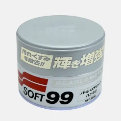 Sáp đánh bóng sơn xe màu trắng ngọc trai Soft99 Pearl & Meta Car Wax
