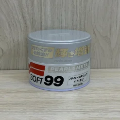 Sáp đánh bóng sơn xe màu trắng ngọc trai Soft99 Pearl & Meta Car Wax