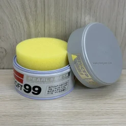 Sáp đánh bóng sơn xe màu trắng ngọc trai Soft99 Pearl & Meta Car Wax